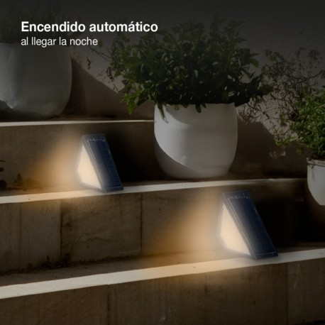 Luz solar LED Anasky para escalera 3w 3000k GSC