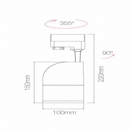 Foco proyector led KONIC Beneito Faure