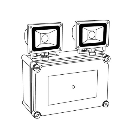 Emergencia LED Bagdad 20w NO Permanente I-TEC