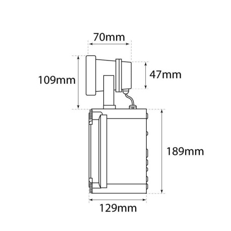 Emergencia LED Bagdad 20w NO Permanente I-TEC