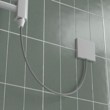 Toallero eléctrico Elba Blanco Ancho 500mm Cable de Rointe