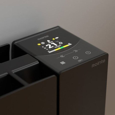 Radiador eléctrico wifi bajo consumo Belize negro 600w Rointe