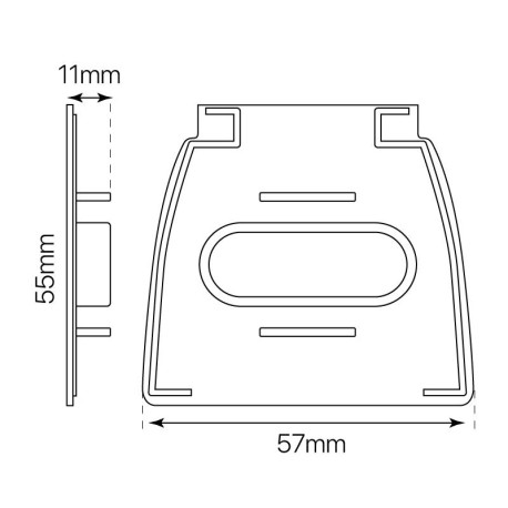 Tapa final luminaria Market I-TEC