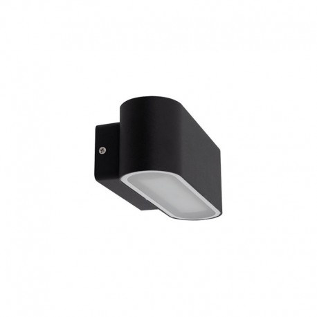 Aplique DURBAN exterior 2x7 5000k negro LDVlighting