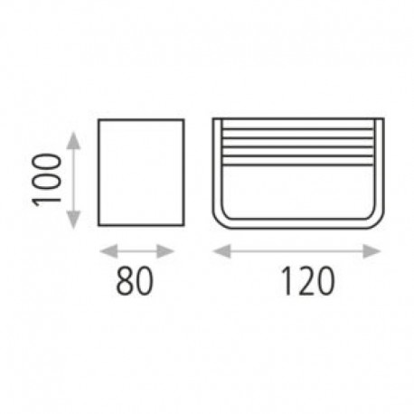 Aplique Icon 10cm  LED de ACB Iluminación