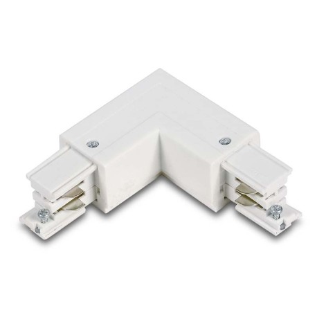 Conector L derecha carril trifásico Alaska I-TEC