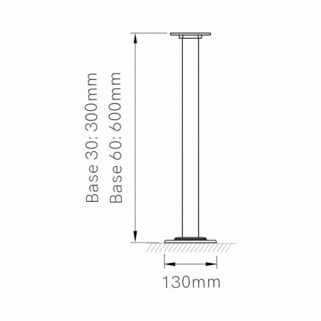 Base Clos 8w 30cm y 60 cm Beneito faure