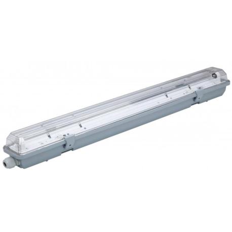 SIKA Pantalla Estanca Polivalente 2x36 120 cm Gris Ilumax