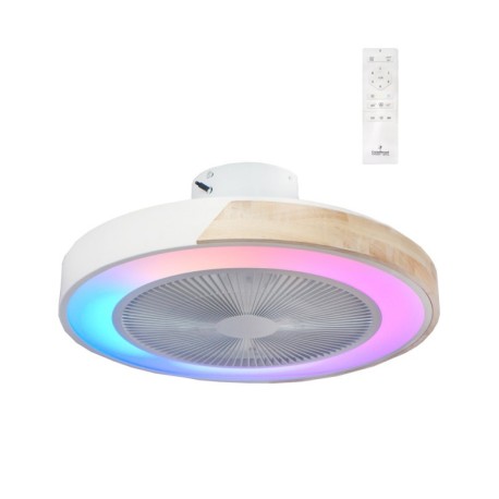 Ventilador de techo Led Corpi RGB 35w  CristalRecord