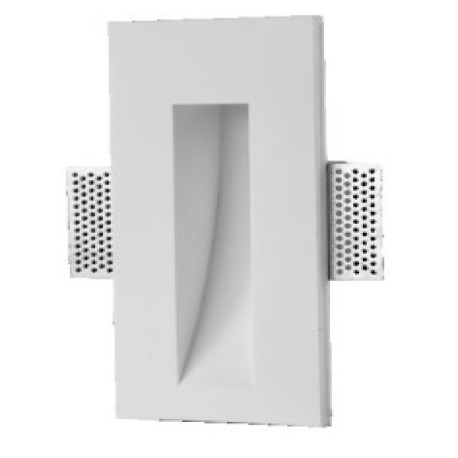 Aplique empotrable de yeso para pared 1w Plaster Wall Aimur