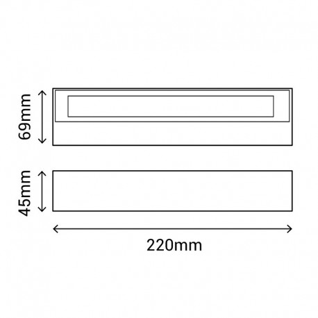 Aplique de exterior Tisa 2x8w de Sulion