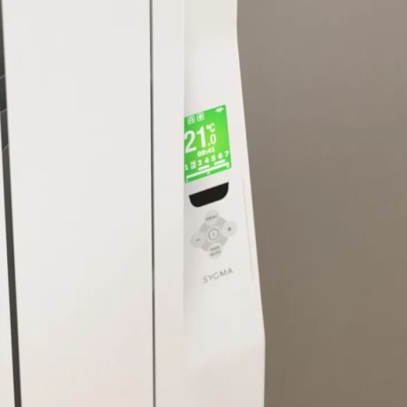 Radiador eléctrico bajo consumo Sygma Short  blanco 1250w Rointe