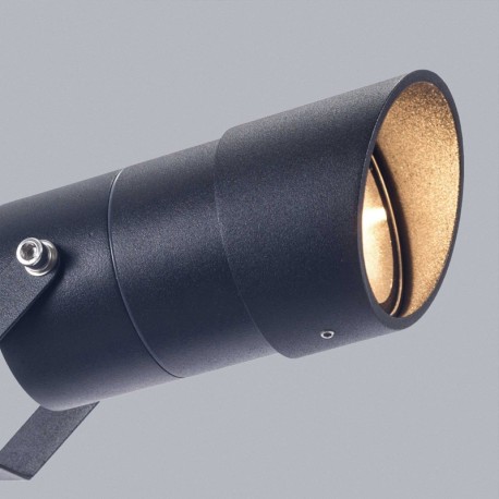 Foco proyector Ousia GU10 8w negro Forlight