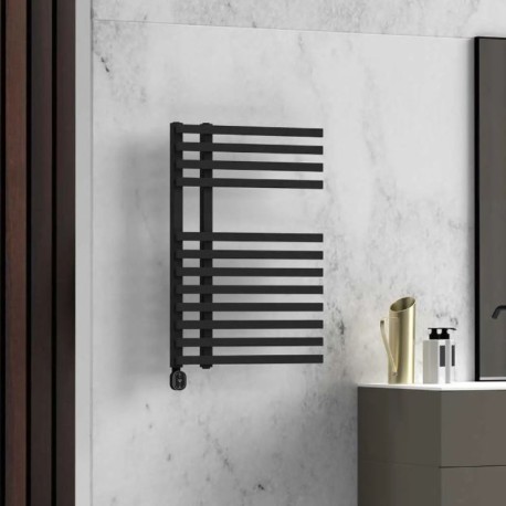 Toallero eléctrico Venezia OVAL wifi negro Rointe
