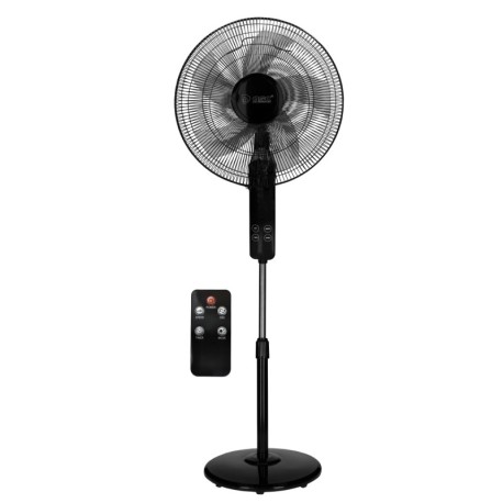 Ventilador de pie Tehri negro con motor DC 30w GSC