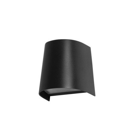 Aplique de exterior Prisma GU10 8w negro Forlight