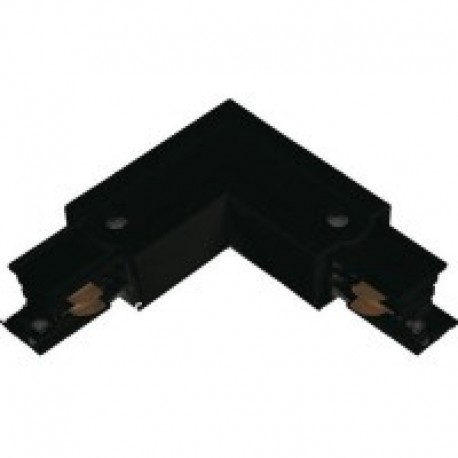 Conector en L TK derecha Negro-Blanco Roblan