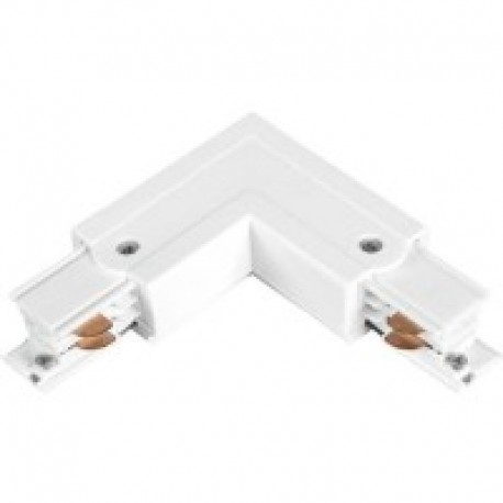 Conector en L TK derecha Negro-Blanco Roblan