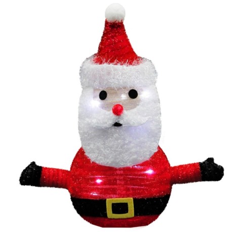 Papá Noel plegable LED 300mm Luz fría GSC