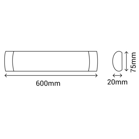 Regleta LED Below blanco  Sulion