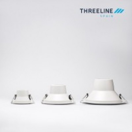 Downlight California OFD10W redondo empotrable UGR<19  Threeline