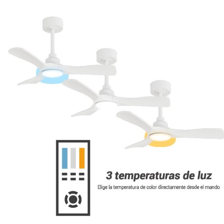 Ventilador de techo Carla S blanco Sulion