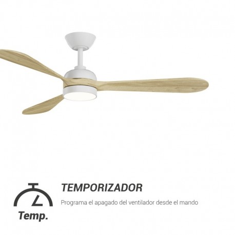 Ventilador de techo Tonda Blanco/madera Sulion