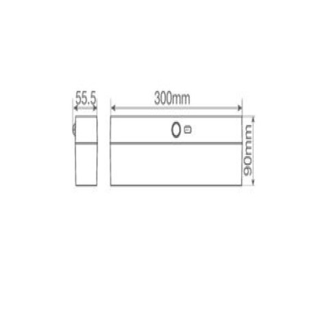 Aplique solar LED Laconi c/sensor de movimiento y crepuscular  GSC