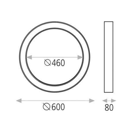 Plafon  LED  Aliso 3000K Blanco (3 Versiones) ACB ILUMINACION