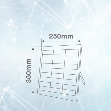 Panel solar 18W 14V para ventiladores Sanluri y Nuoro GSC