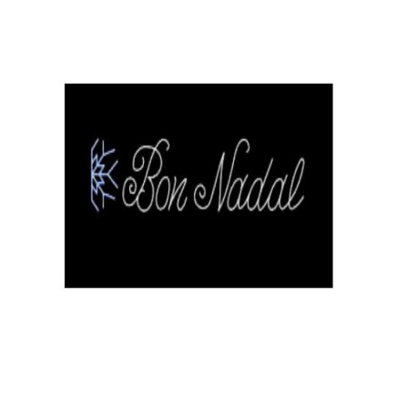 Letrero Bon Nadal copo Vaelza