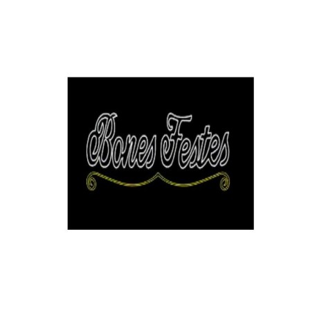 Letrero Bones Festes con adorno Vaelza