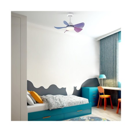 Ventilador de techo LED Baby 24+7w CCY blanco CtistalRecord