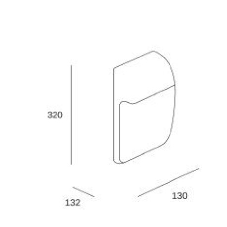 Aplique de exterior Area 15w E27 Forlight