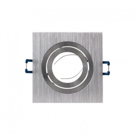Empotrable aluminio rayado oscilante cuadrado 50mm