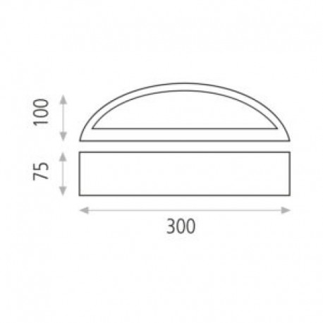 Aplique Alba blanco 30cm de ACB Iluminación