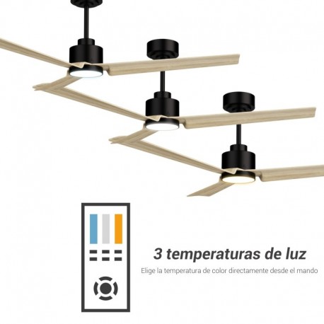 Ventilador de techo Anne con luz Sulion