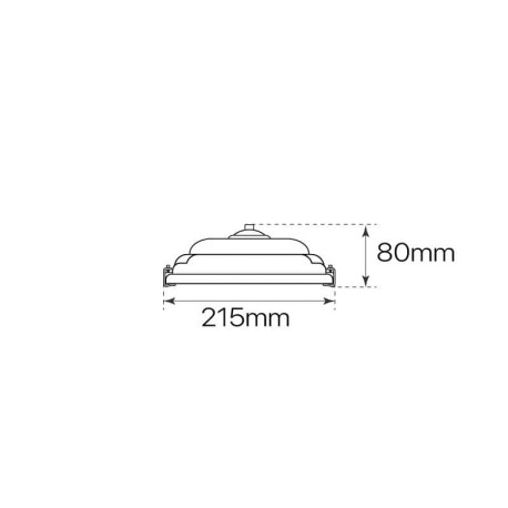 Luminaria vial Cheap 50w gris plata IP65 I-TEC