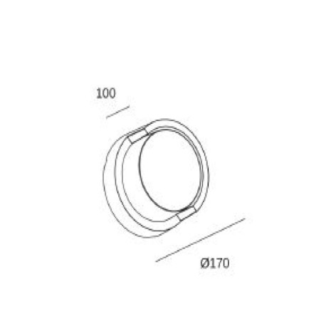 Aplique exterior Creu 15.1w 2700-4000-6000K Forlight