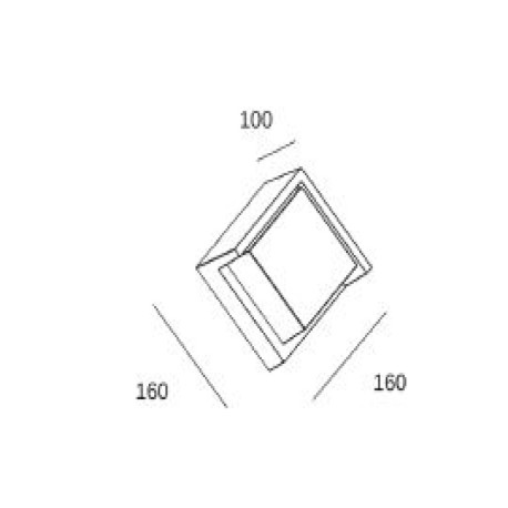 Aplique exterior Creu 15.1w 2700-4000-6000K Forlight