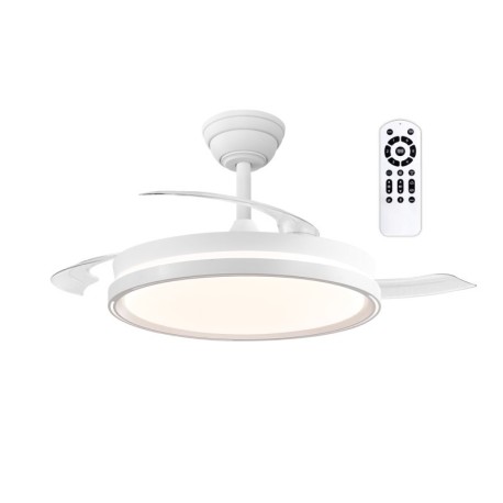 Ventilador de techo Ventus Evo 39w CCT blanco CristalRecord