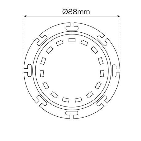 Bombilla LED industrial alta potencia Corn E27 45w 85-305V I-TEC