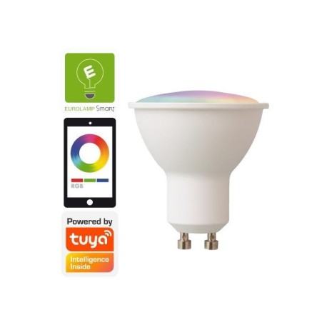 Bombilla LED Inteligente Smart C37 E14 Vela Dimable CCT+RGB 6W