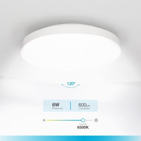 Plafón solar LED Telfer 6w 6500k GSC