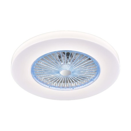 Ventilador de techo LED Kitale CCT Dimable CristalRecord