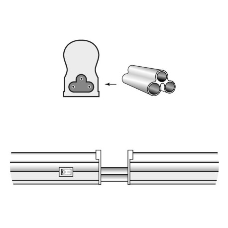 Regleta LED T5 18w 120cm I-TEC