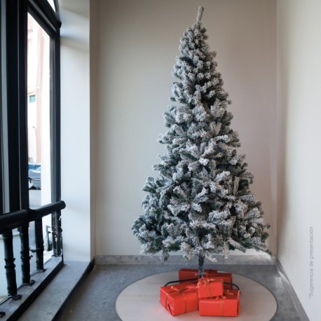 Árbol de navidad artificial nevado Lemper 1,8M 720 ramas GSC