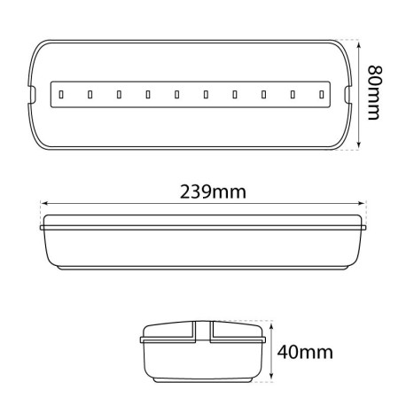 Emergencia IGNI 3w Permanente Auto-test 6500k  I-TEC