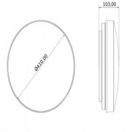 Downlight Plafón CEILING+ superficie CCT Kit Emergencia Threeline