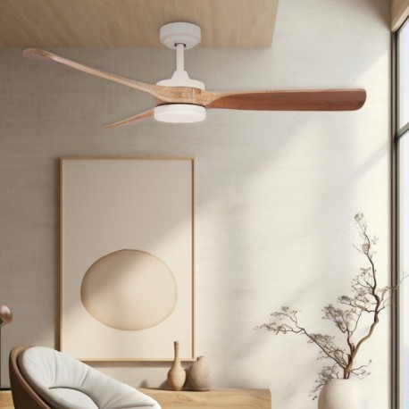 Ventilador techo Misstreta CCT blanco/madera GSC